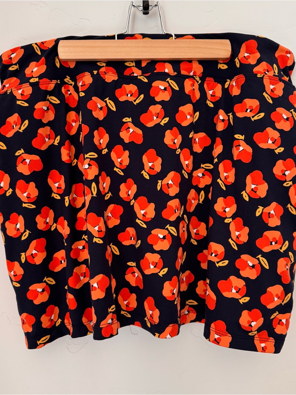 Title Nine Poppy Flower Travel Buttah Skort Hiking Golf Tennis Athleisure XL